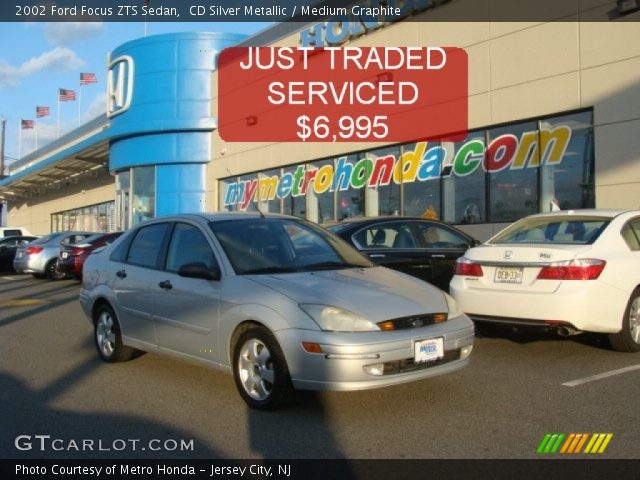 2002 Ford Focus ZTS Sedan in CD Silver Metallic