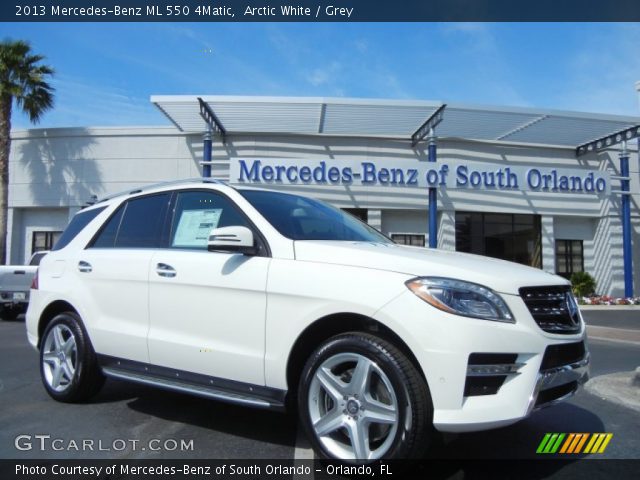 2013 Mercedes-Benz ML 550 4Matic in Arctic White