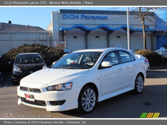 2010 Mitsubishi Lancer GTS in Wicked White Metallic