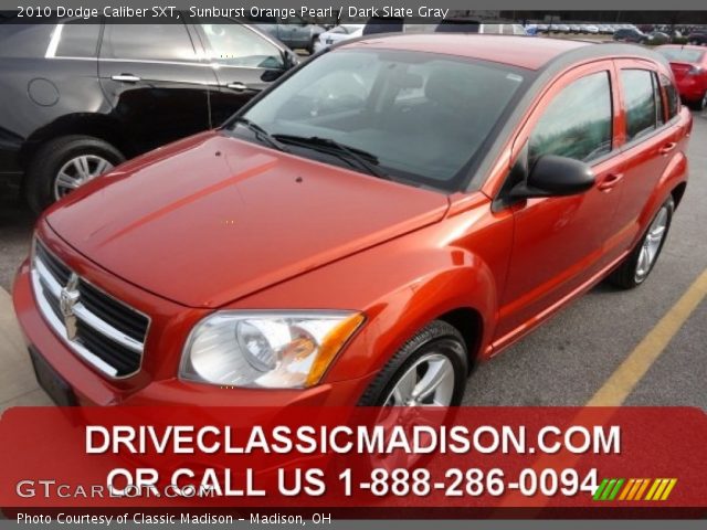 2010 Dodge Caliber SXT in Sunburst Orange Pearl