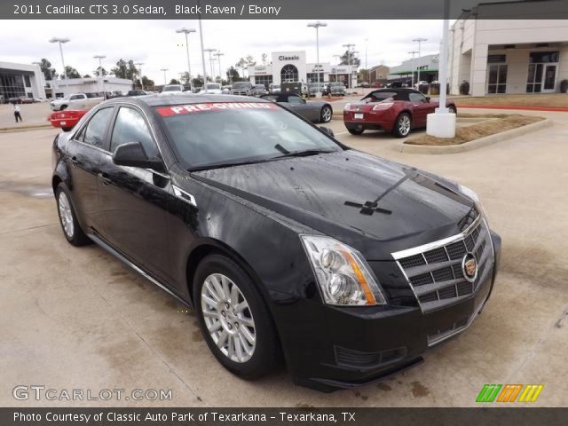 2011 Cadillac CTS 3.0 Sedan in Black Raven