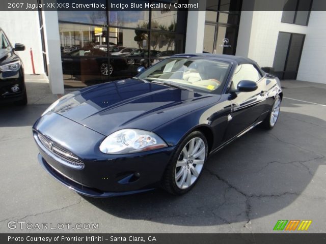 2007 Jaguar XK XK8 Convertible in Indigo Blue Metallic