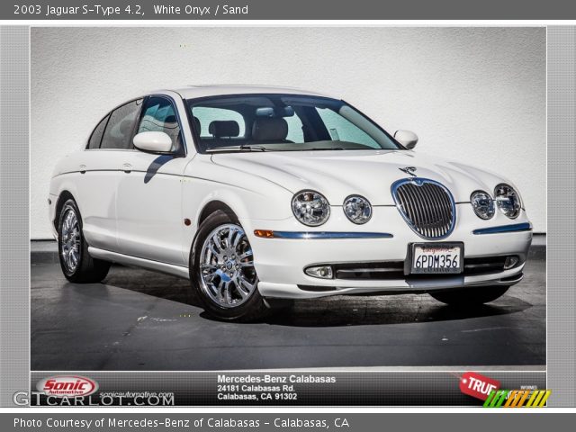 2003 Jaguar S-Type 4.2 in White Onyx