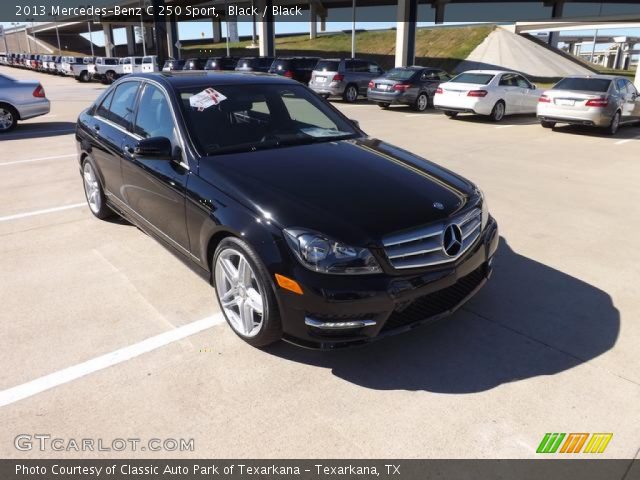 2013 Mercedes-Benz C 250 Sport in Black