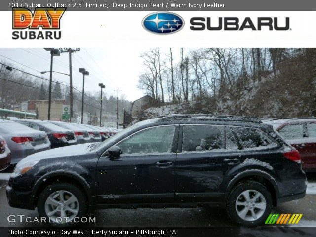2013 Subaru Outback 2.5i Limited in Deep Indigo Pearl