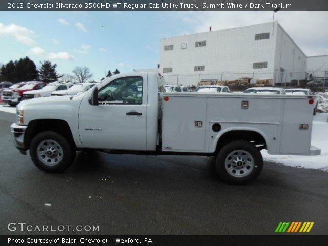 2013 Chevrolet Silverado 3500HD WT Regular Cab Utility Truck in Summit White