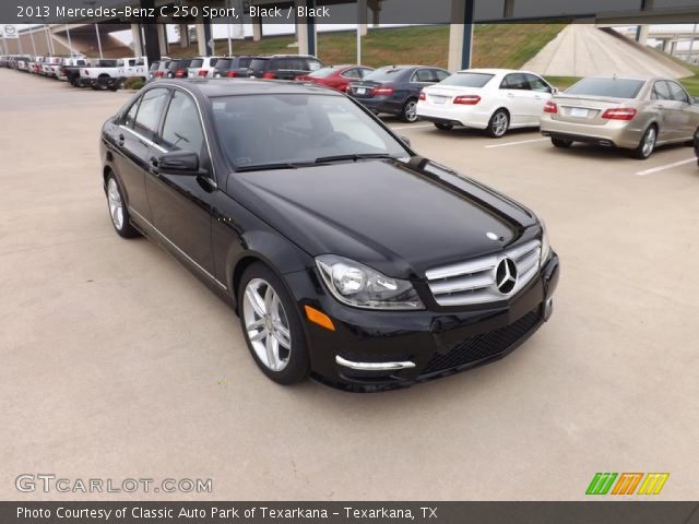2013 Mercedes-Benz C 250 Sport in Black