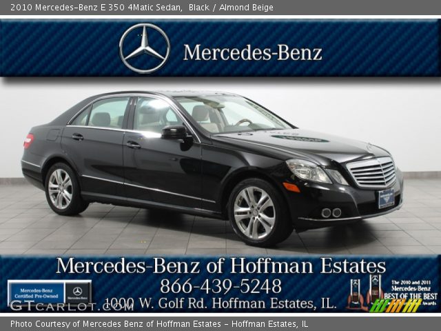 2010 Mercedes-Benz E 350 4Matic Sedan in Black