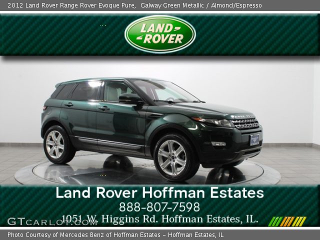 2012 Land Rover Range Rover Evoque Pure in Galway Green Metallic