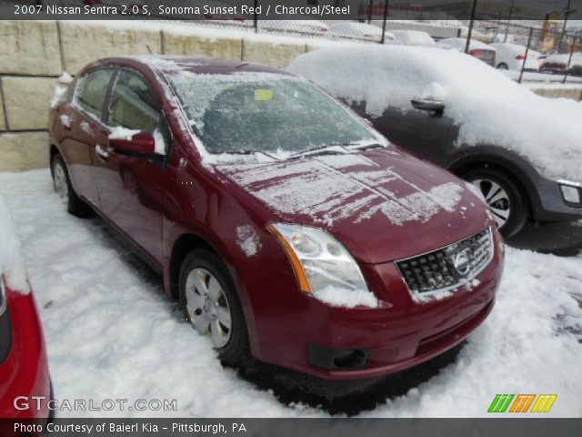 2007 Nissan Sentra 2.0 S in Sonoma Sunset Red