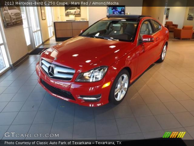 2013 Mercedes-Benz C 250 Coupe in Mars Red