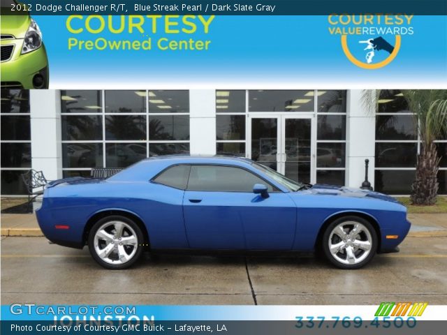 2012 Dodge Challenger R/T in Blue Streak Pearl