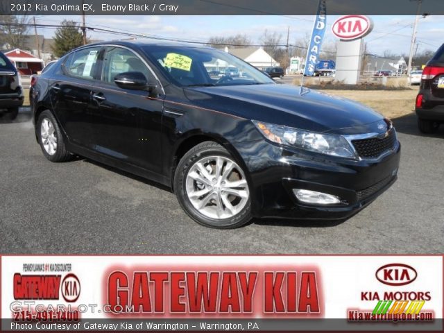 2012 Kia Optima EX in Ebony Black