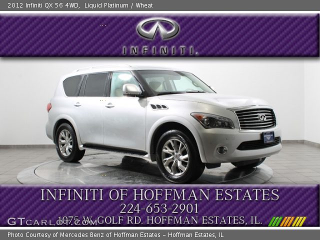 2012 Infiniti QX 56 4WD in Liquid Platinum