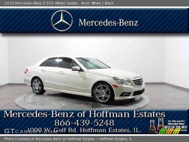 2010 Mercedes-Benz E 550 4Matic Sedan in Arctic White