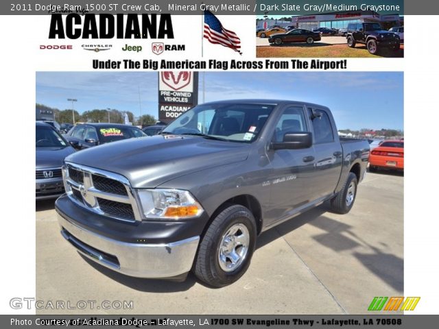 2011 Dodge Ram 1500 ST Crew Cab in Mineral Gray Metallic