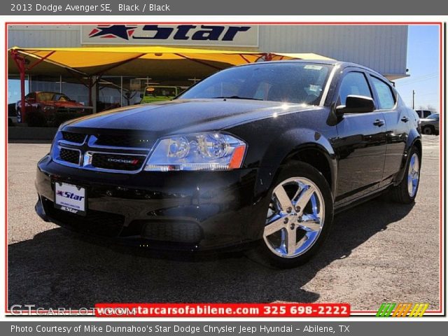 2013 Dodge Avenger SE in Black