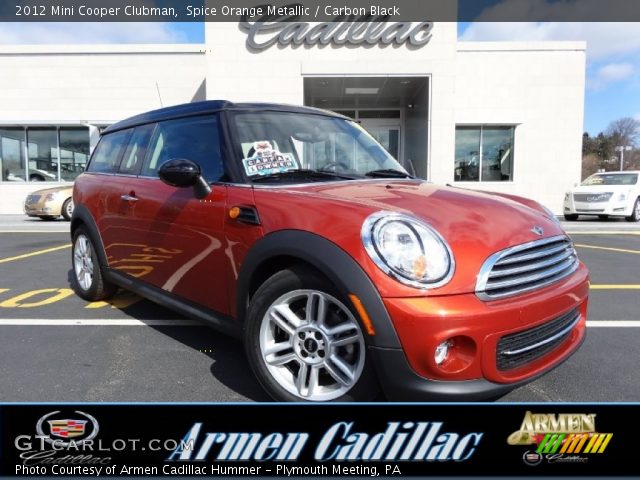 2012 Mini Cooper Clubman in Spice Orange Metallic