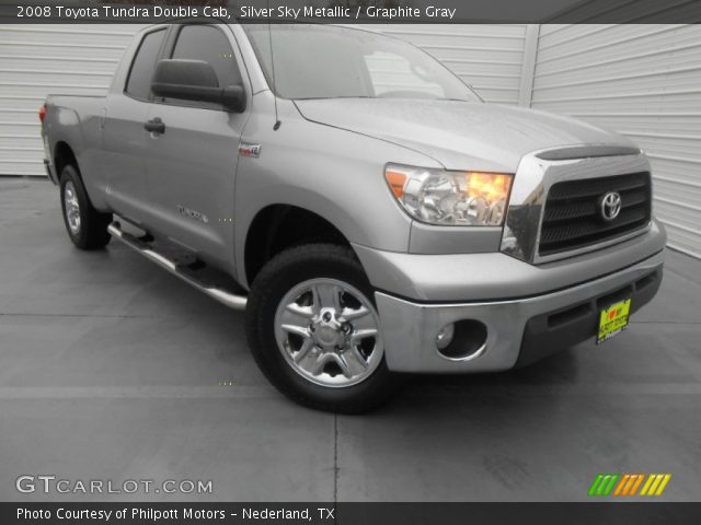 2008 Toyota Tundra Double Cab in Silver Sky Metallic