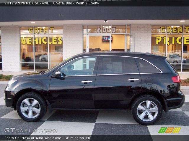 2012 Acura MDX SH-AWD in Crystal Black Pearl