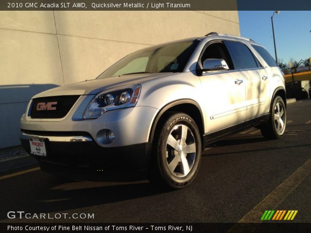 2010 GMC Acadia SLT AWD in Quicksilver Metallic