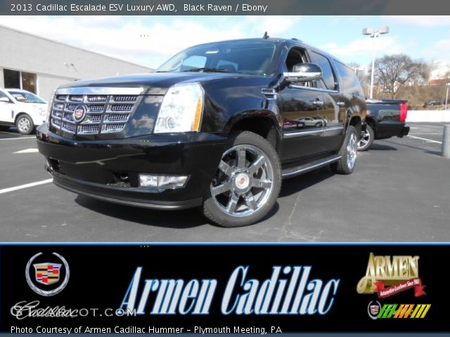 2013 Cadillac Escalade ESV Luxury AWD in Black Raven