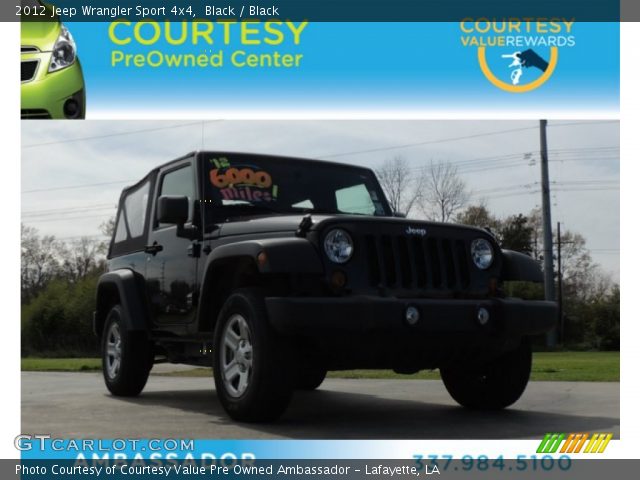 2012 Jeep Wrangler Sport 4x4 in Black