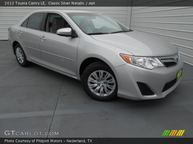 2013 Toyota Camry LE in Classic Silver Metallic