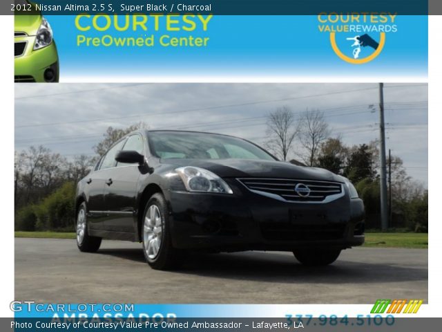 2012 Nissan Altima 2.5 S in Super Black
