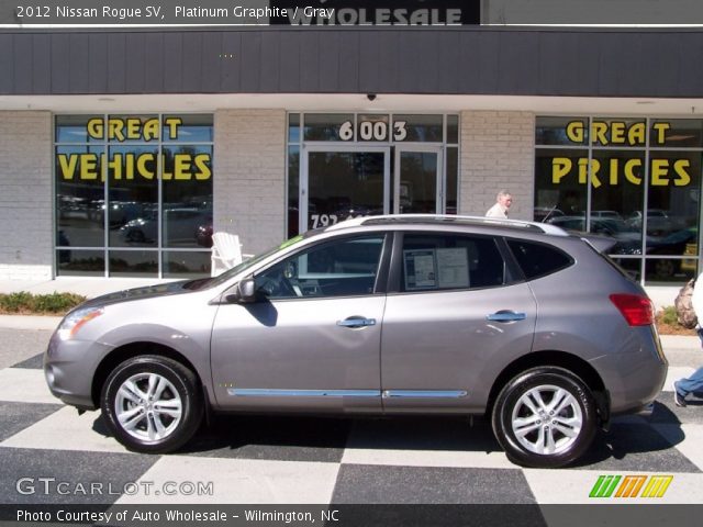 2012 Nissan Rogue SV in Platinum Graphite