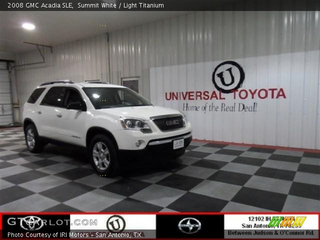2008 GMC Acadia SLE in Summit White