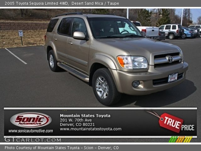 2005 Toyota Sequoia Limited 4WD in Desert Sand Mica