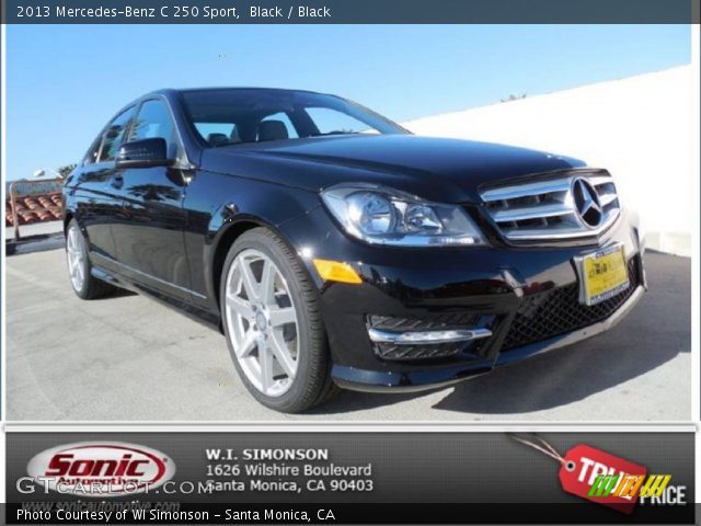 2013 Mercedes-Benz C 250 Sport in Black