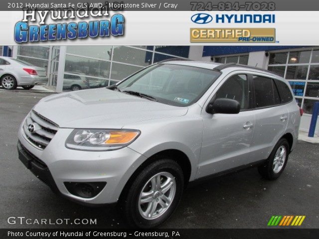 2012 Hyundai Santa Fe GLS AWD in Moonstone Silver