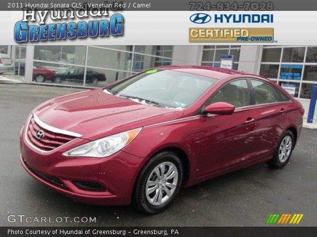 2011 Hyundai Sonata GLS in Venetian Red
