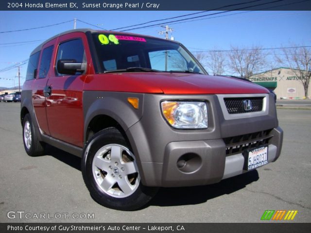 2004 Honda Element EX in Sunset Orange Pearl