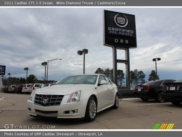 2011 Cadillac CTS 3.6 Sedan in White Diamond Tricoat
