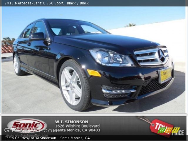 2013 Mercedes-Benz C 350 Sport in Black