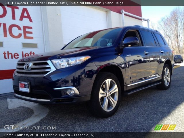 2011 Toyota Highlander Limited 4WD in Nautical Blue Pearl