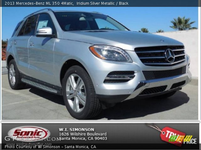 2013 Mercedes-Benz ML 350 4Matic in Iridium Silver Metallic