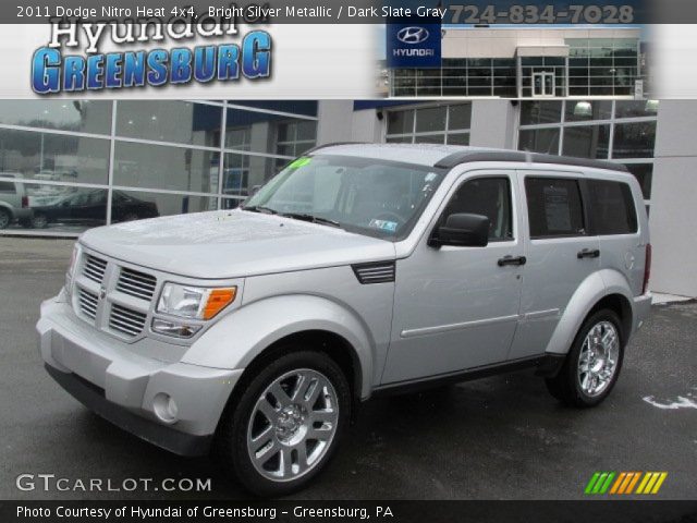 2011 Dodge Nitro Heat 4x4 in Bright Silver Metallic