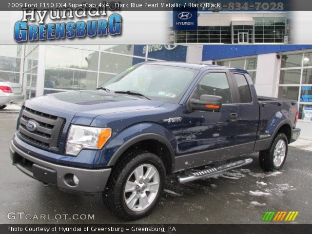 Dark Blue Pearl Metallic 2009 Ford F150 Fx4 Supercab 4x4