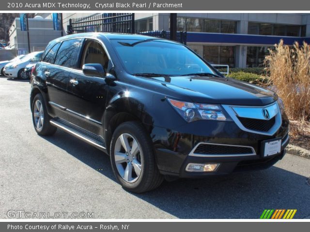 2010 Acura MDX Technology in Crystal Black Pearl
