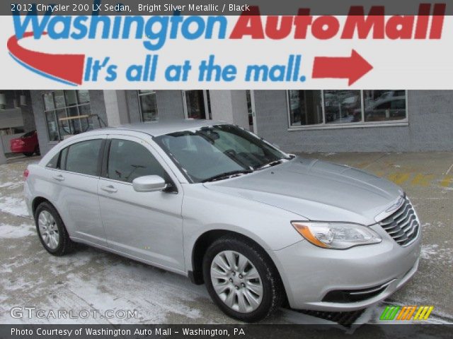 2012 Chrysler 200 LX Sedan in Bright Silver Metallic