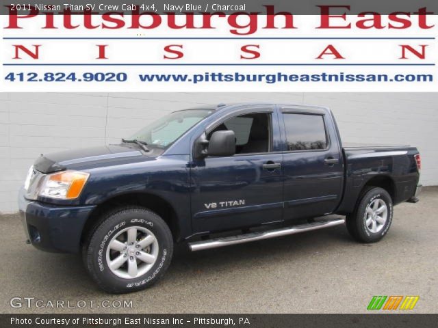 2011 Nissan Titan SV Crew Cab 4x4 in Navy Blue