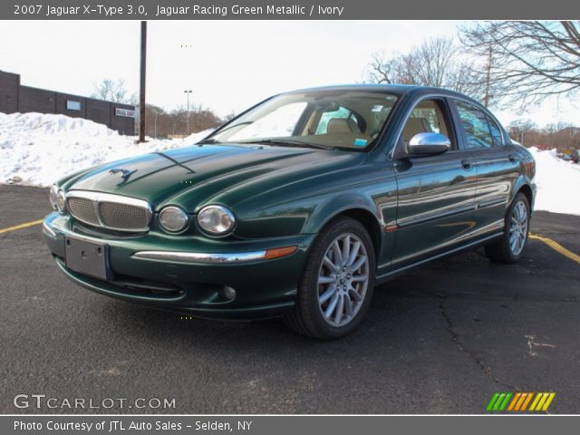 2007 Jaguar X-Type 3.0 in Jaguar Racing Green Metallic