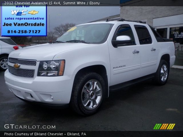 2012 Chevrolet Avalanche LS 4x4 in Summit White