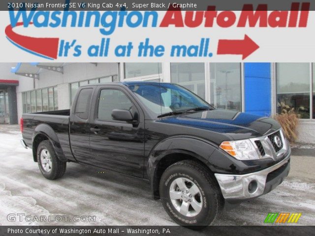 2010 Nissan Frontier SE V6 King Cab 4x4 in Super Black