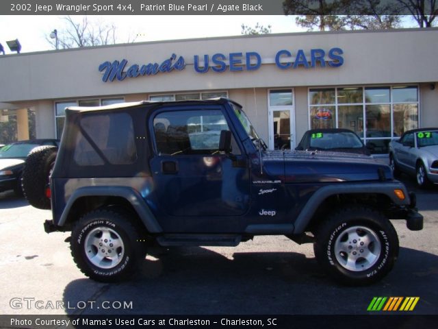 2002 Jeep Wrangler Sport 4x4 in Patriot Blue Pearl