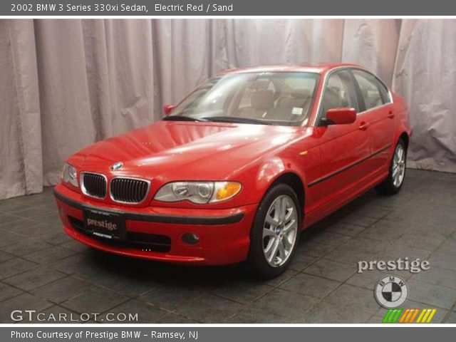 2002 BMW 3 Series 330xi Sedan in Electric Red